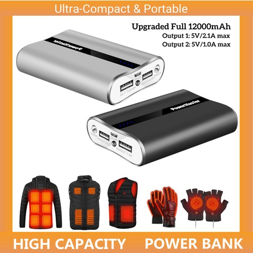 12000mah heating vest battery - vest,