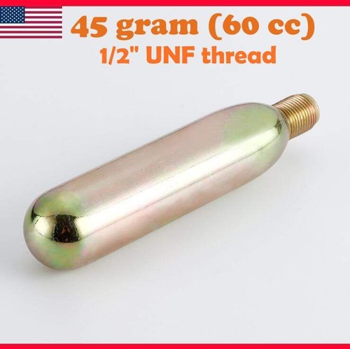 45g 60cc co2 cylinder - co2, 1/2"